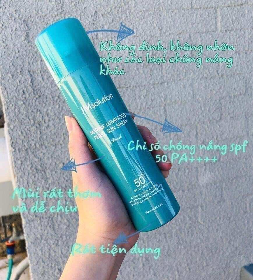 Xịt Chống Nắng Toàn Thân Jm Solution Chai 180ml