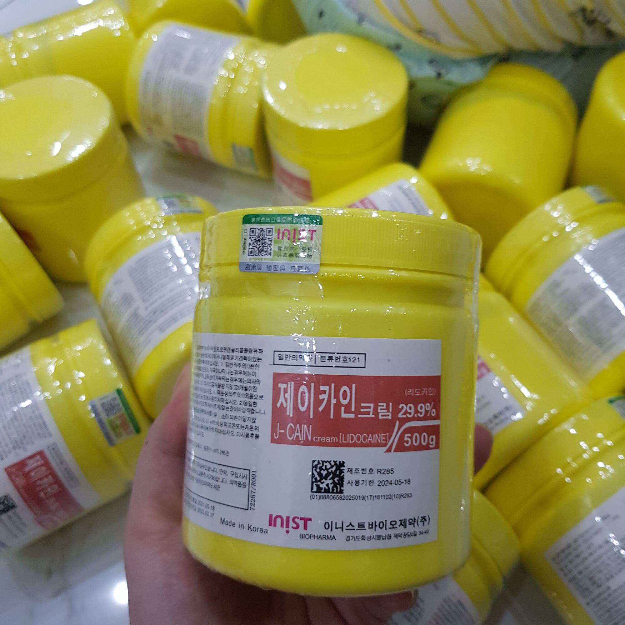 Tê hàn, kem ủ tê j-can 29.9% hàn quốc loại 1, sử dụng trong ngành da liễu thẩm mỹ