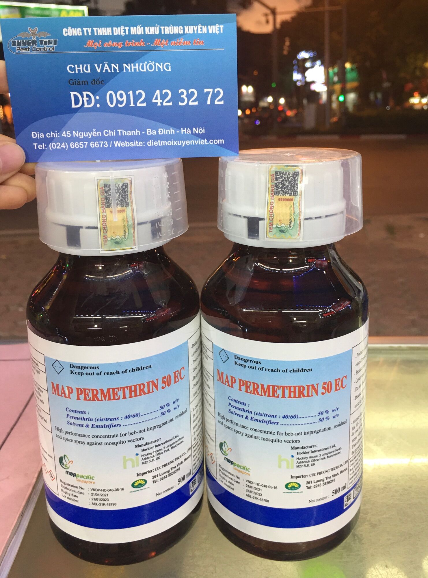 Thuốc diệt mỗi Permethrin 50EC - Nhập khẩu Anh Quốc