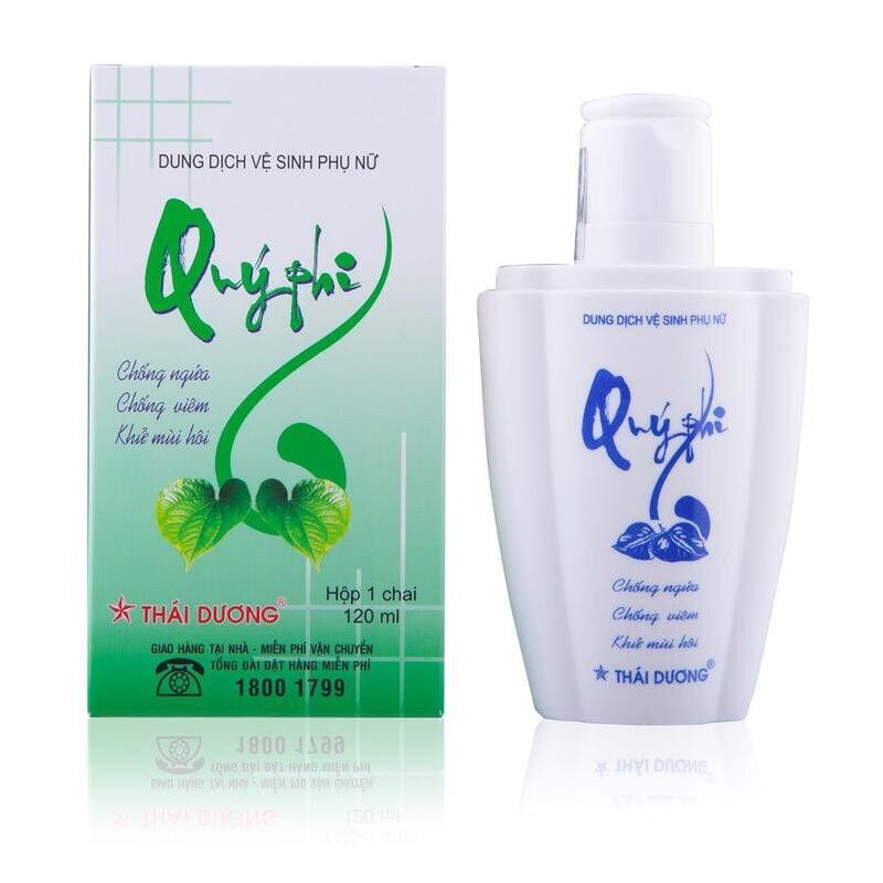 Dung dịch vệ sinh quý phi xanh 120ml - sao thái dương