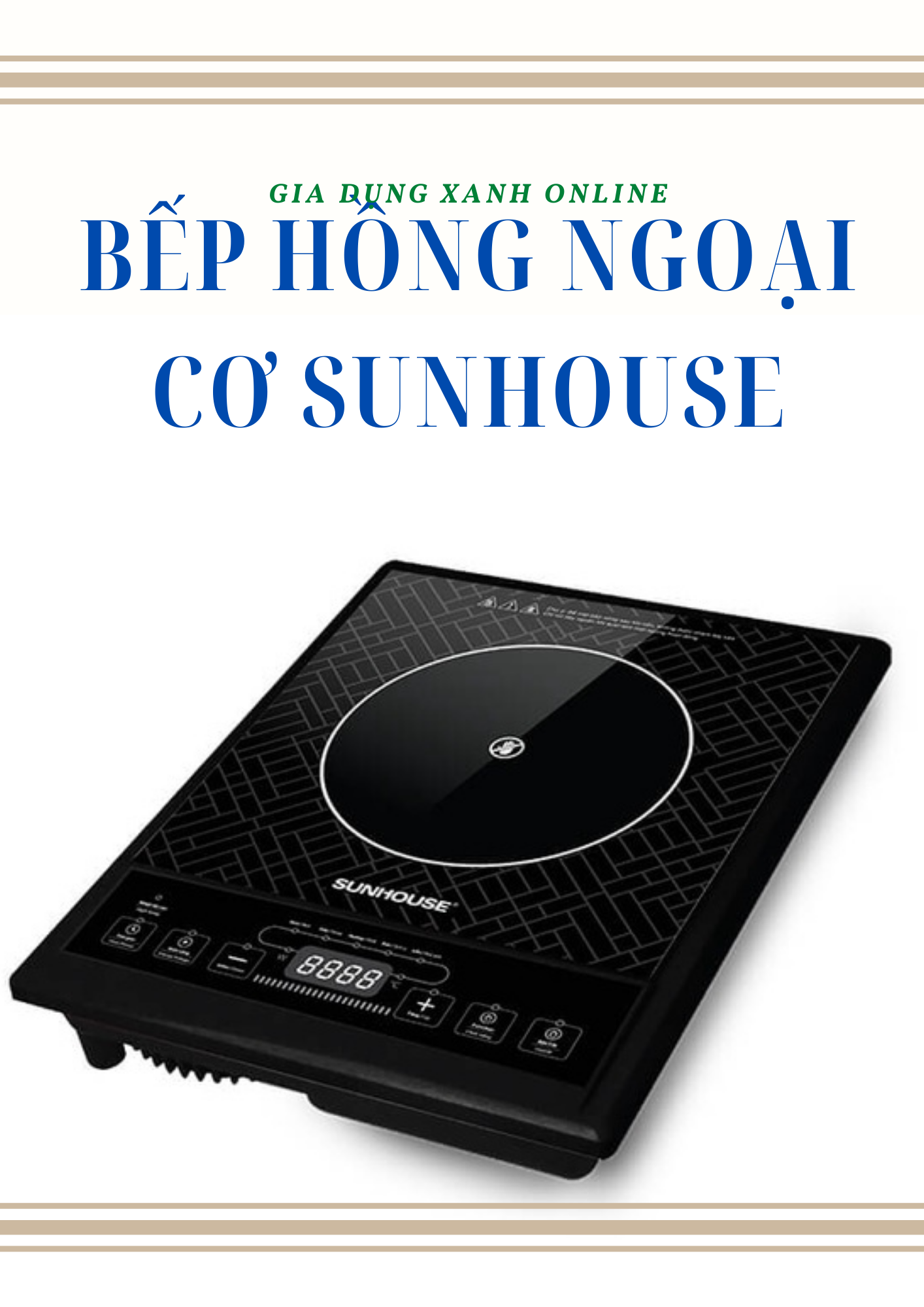 Bếp hồng ngoại cơ Sunhouse Model SHD6011