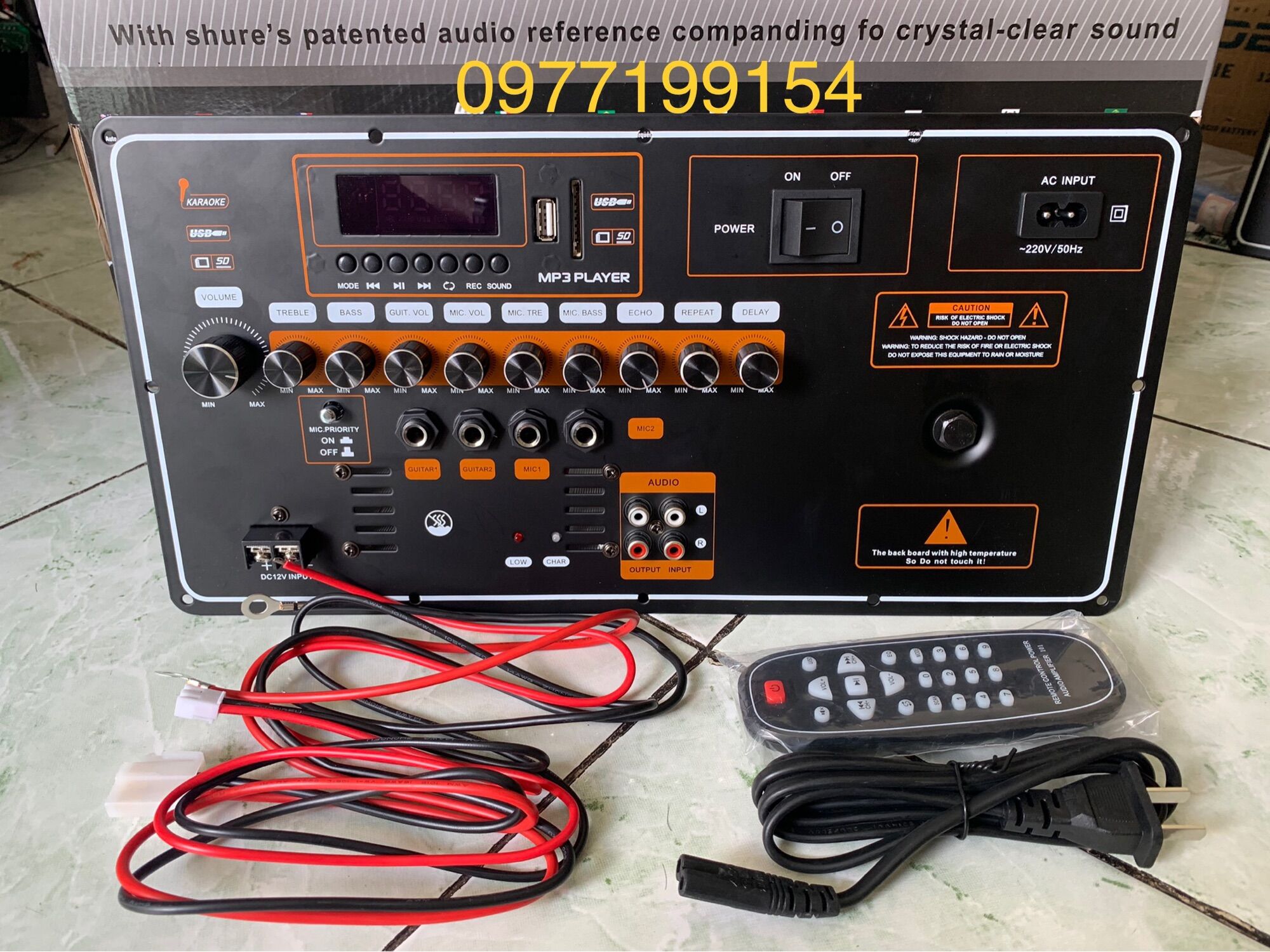 [HCM]Board mạch loa kéo 4 tấc đôi coil 75