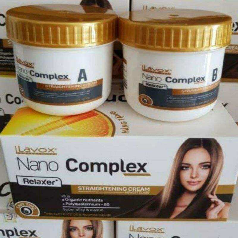Thuốc duỗi tóc lavox nano complex 150ml/cặp ( thuốc duỗi+ thuốc dập)