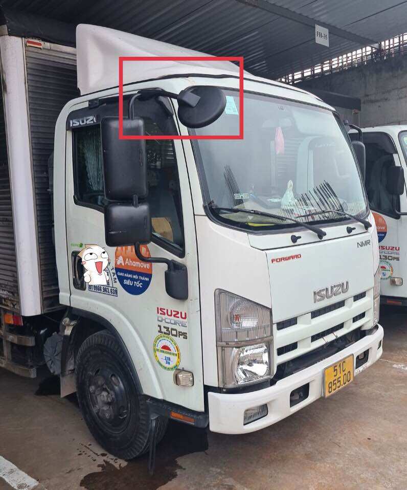 Gương chiếu mũi isuzu nmr, npr, nqr, xe tải isuzu
