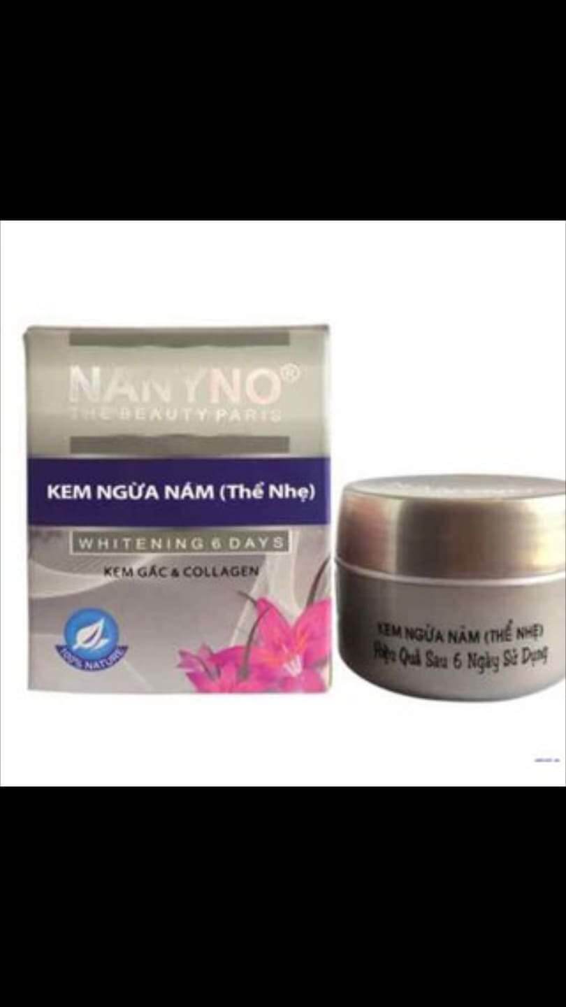 6 kem Nanyno nám thể nhẹ 10g