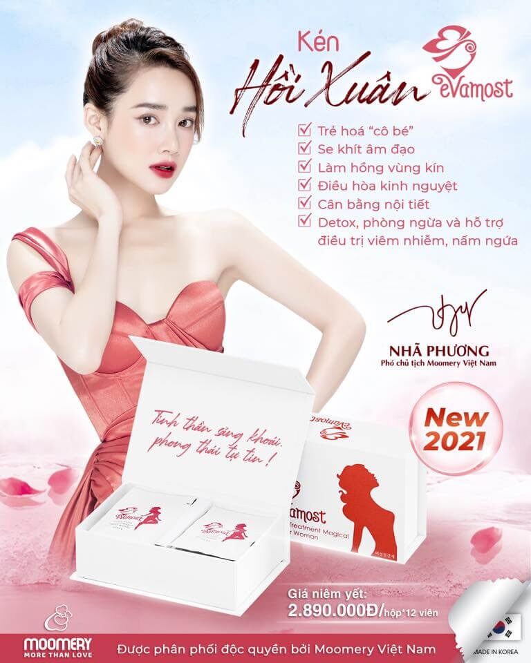 [HCM]Viên đặt hồi xuân Evamost ( tem cào hộp 12 viên )