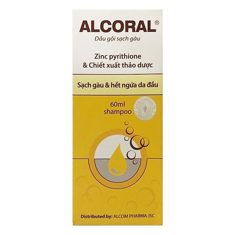 Dầu gội Alcoral giảm gàu giảm viêm da đầu