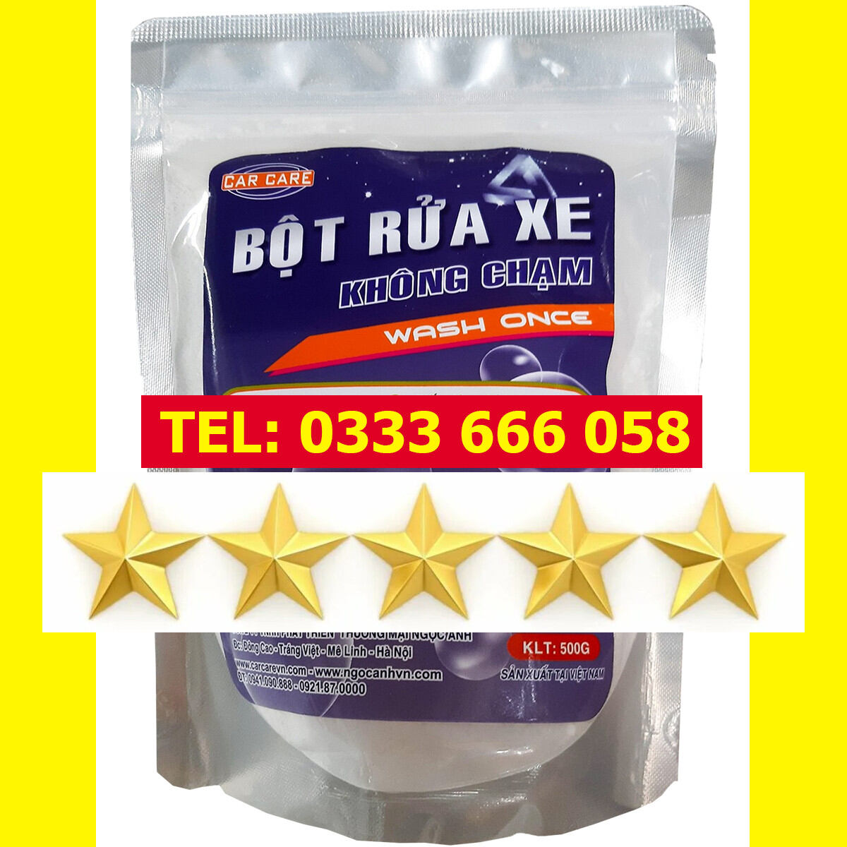 Bột rửa xe không chạm