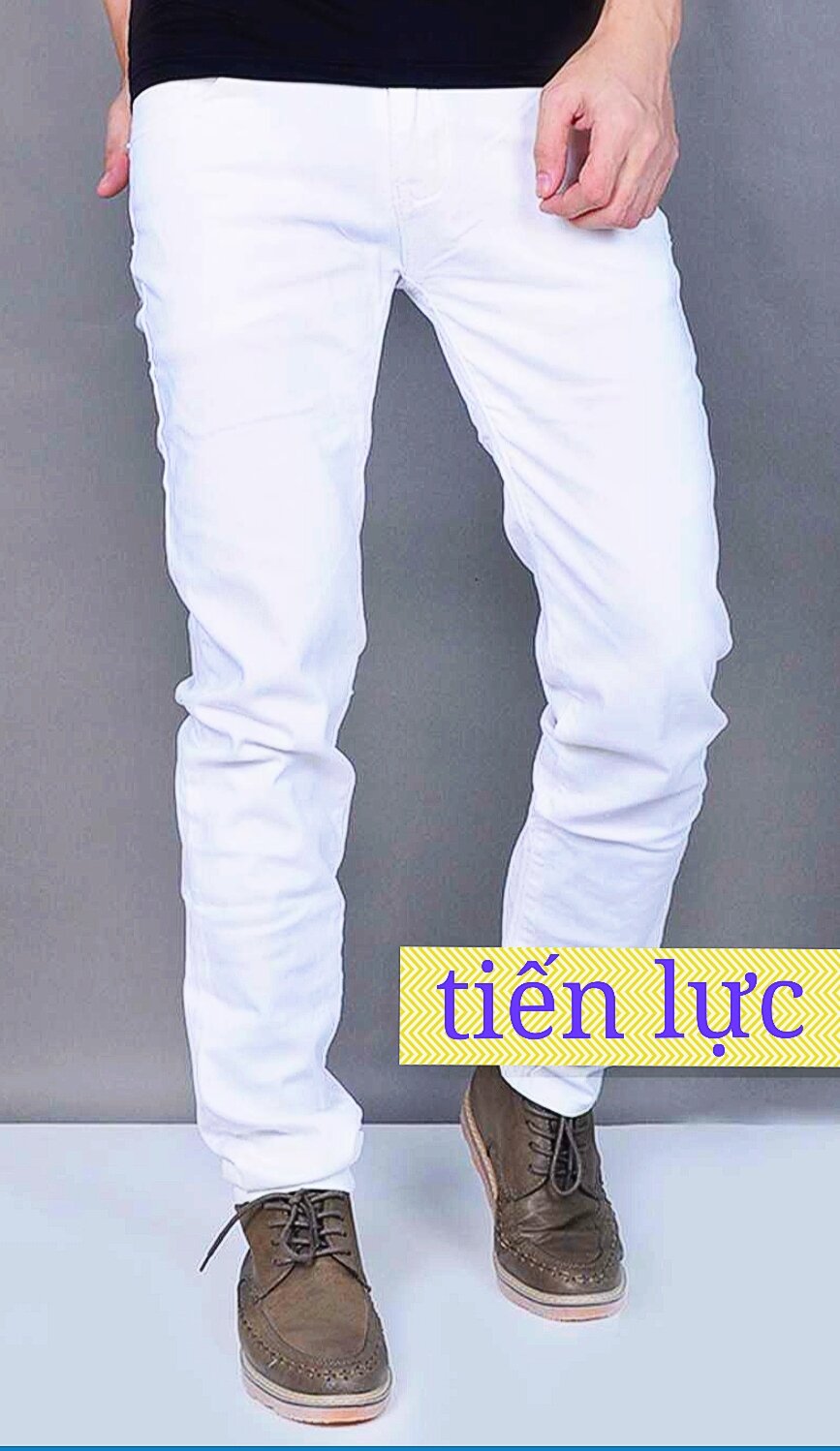 quần kaki trắng nam