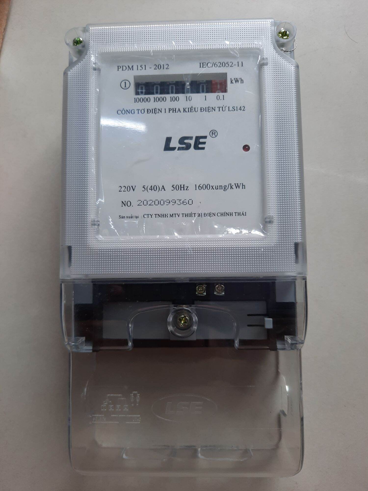 Công tơ điện 1 pha 40A LSE cơ điện tử