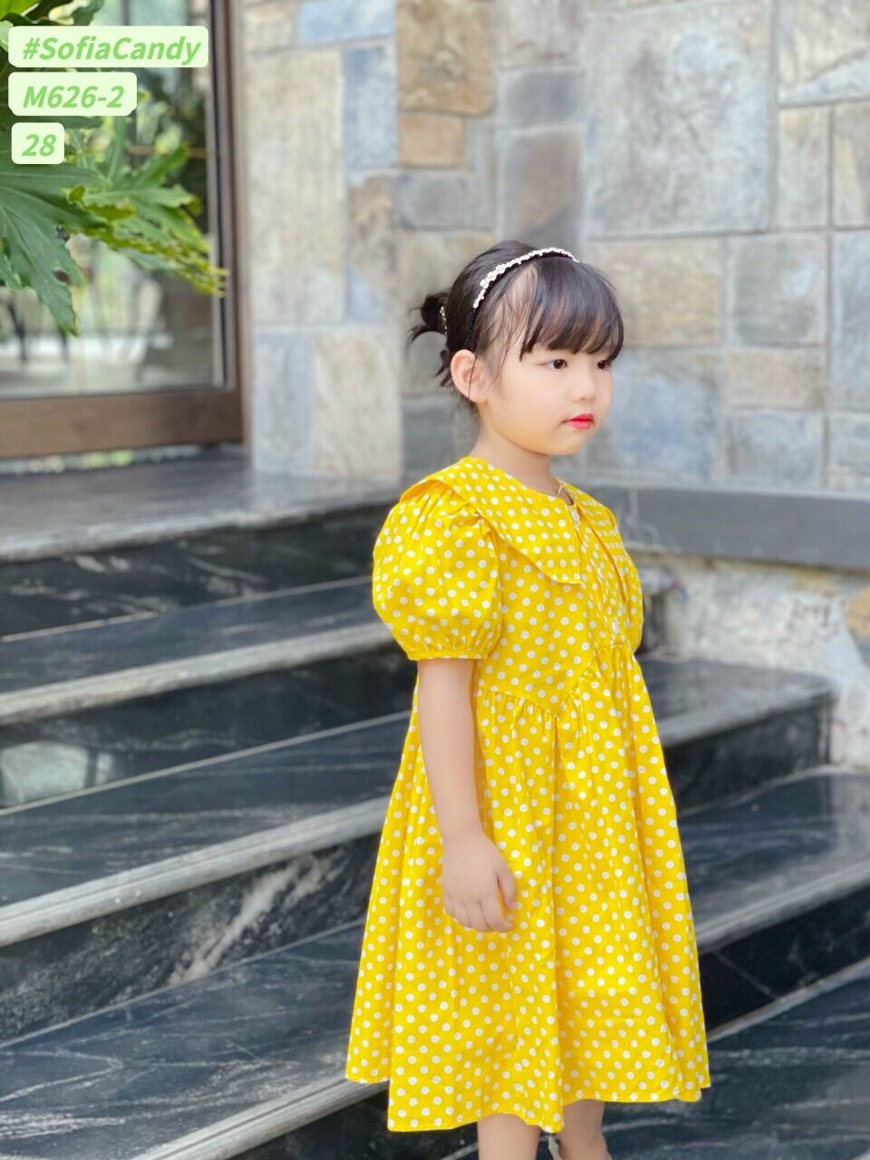 Đầm bi thiết kế SOFIA candy hàng đẹp mềm mát 10-38kg