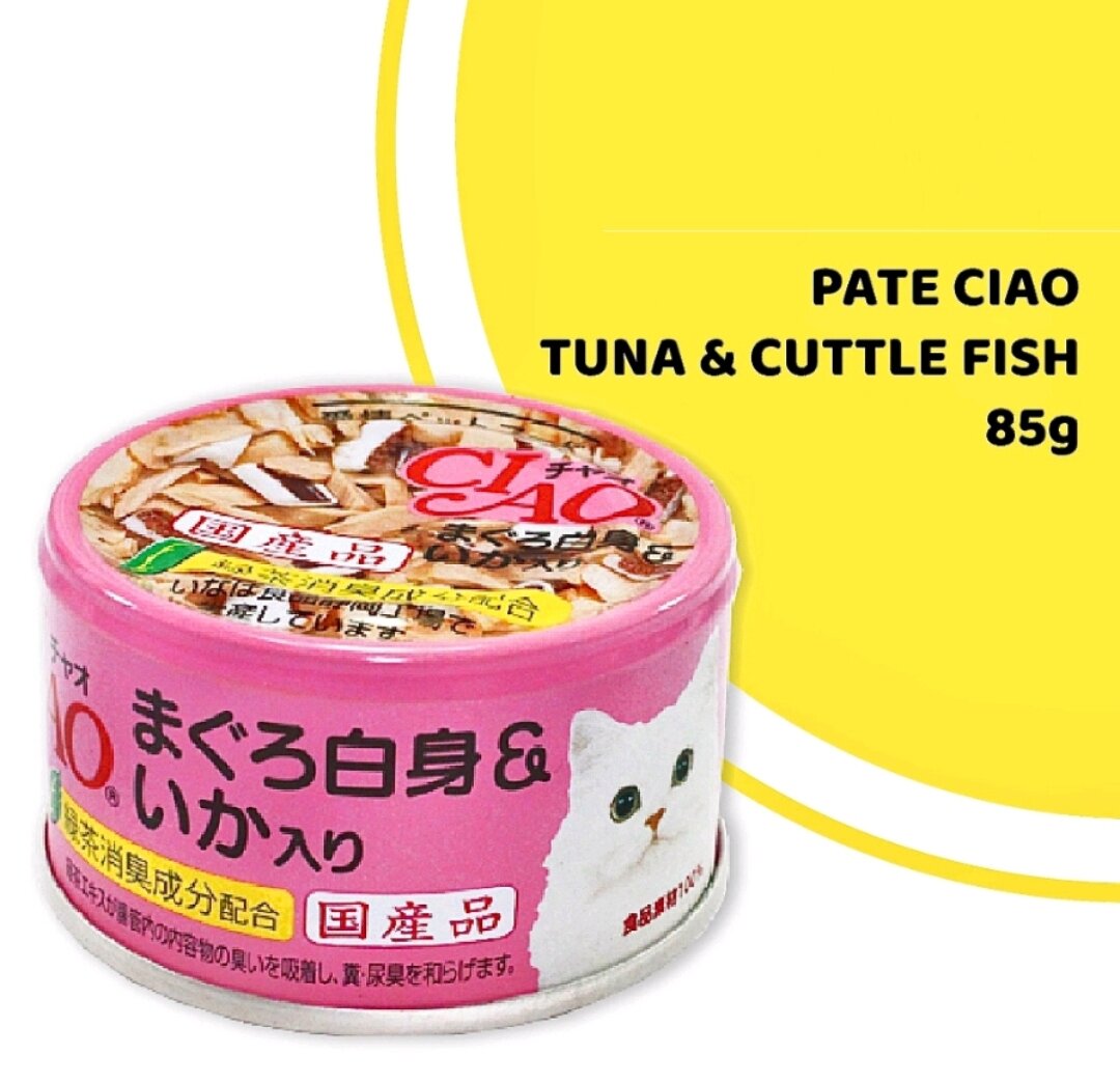Pate Ciao cho mèo lon 85g-Pate cho mèo