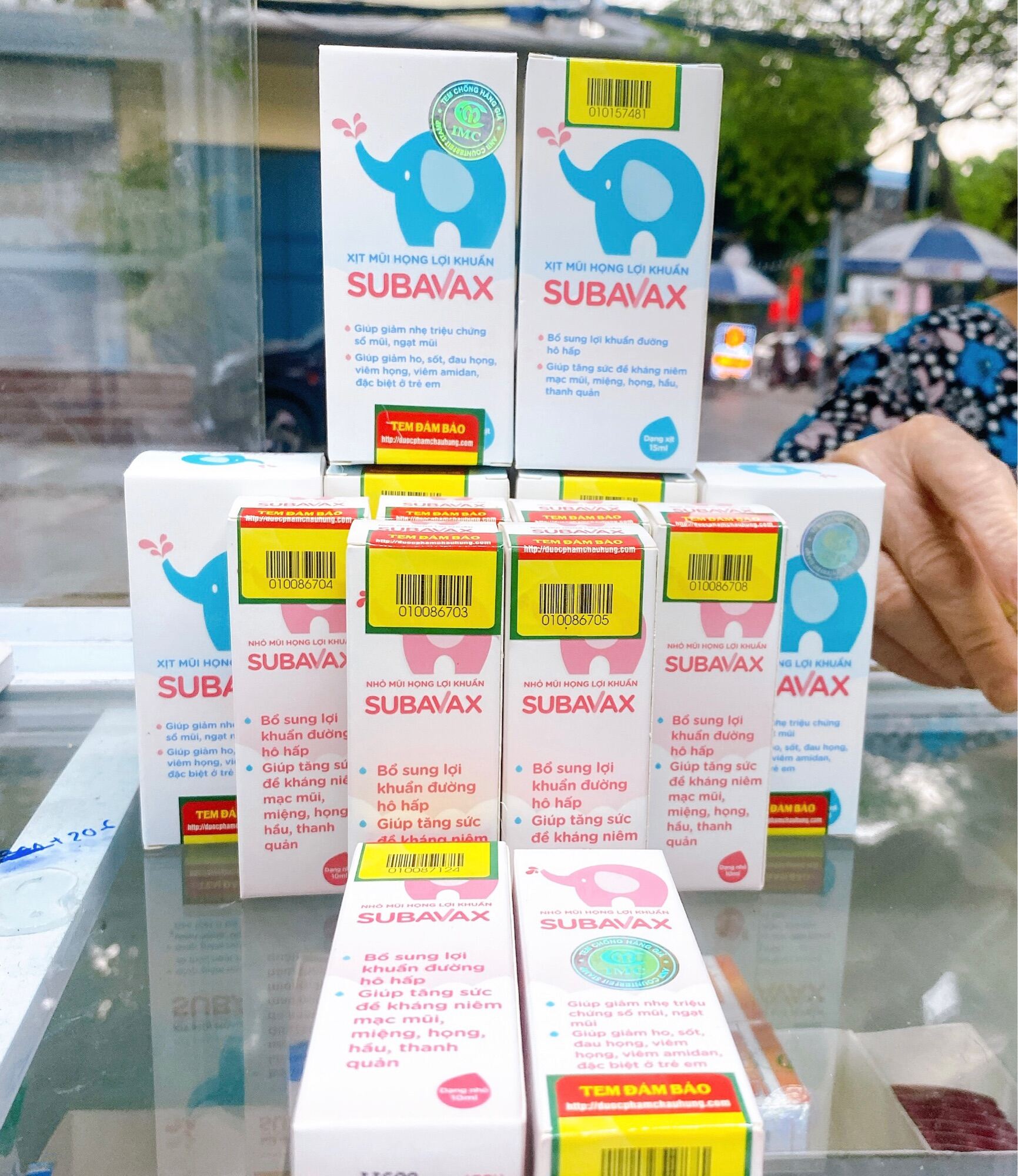 Nhỏ mũi họng Subavac