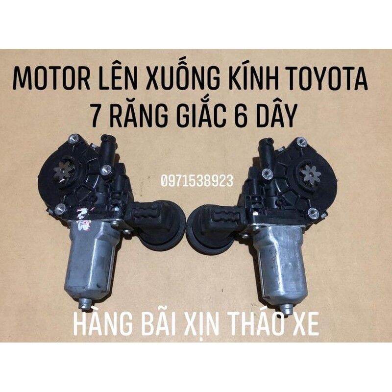 Moto lên xuống kính toyota giăc 6 chân 7 răng hàng bãi xịn tháo xe.