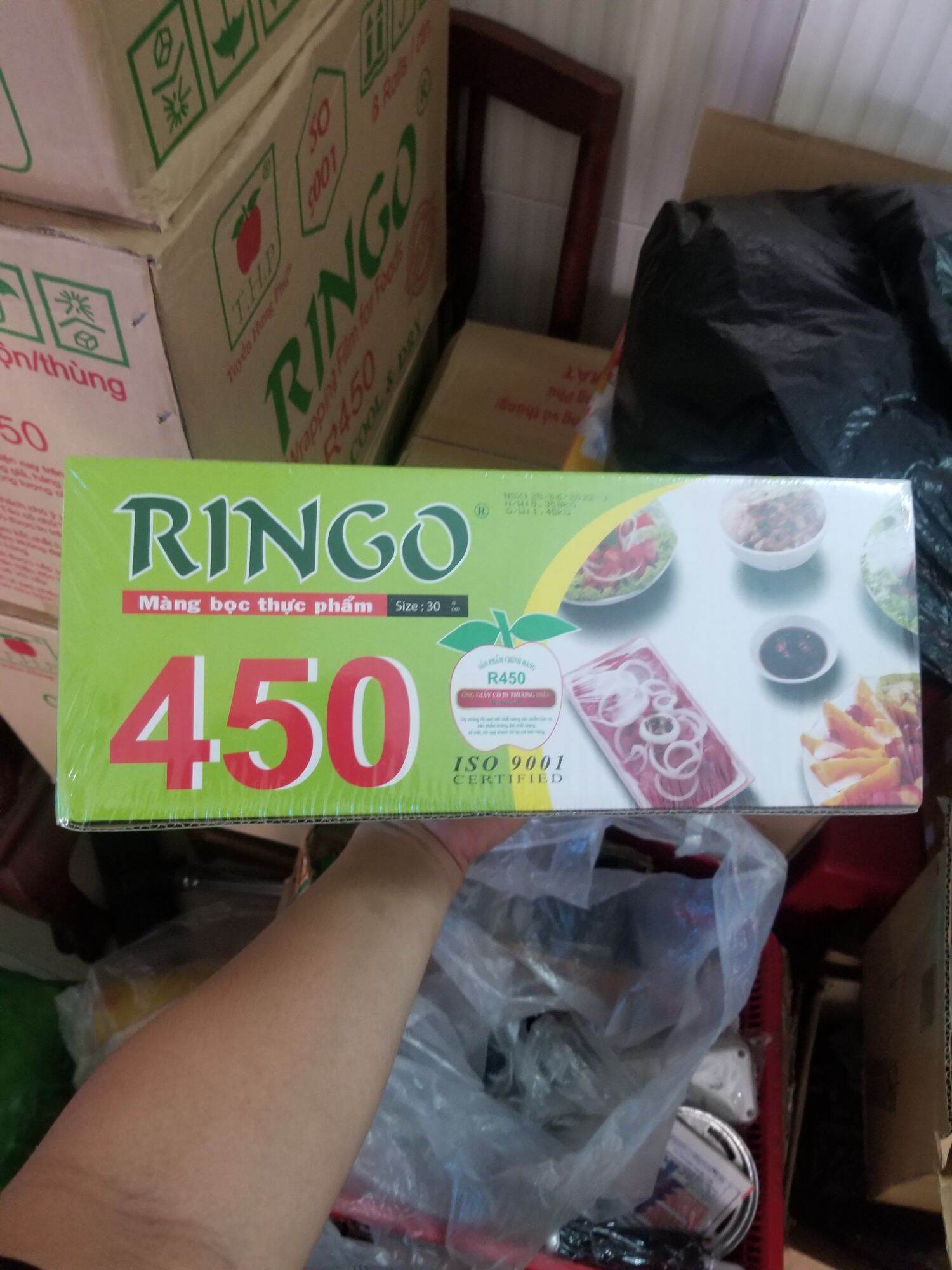 Màng bọc thực phẩm Ringo 450 khổ 30cm nặng 1.45kg ringo R450