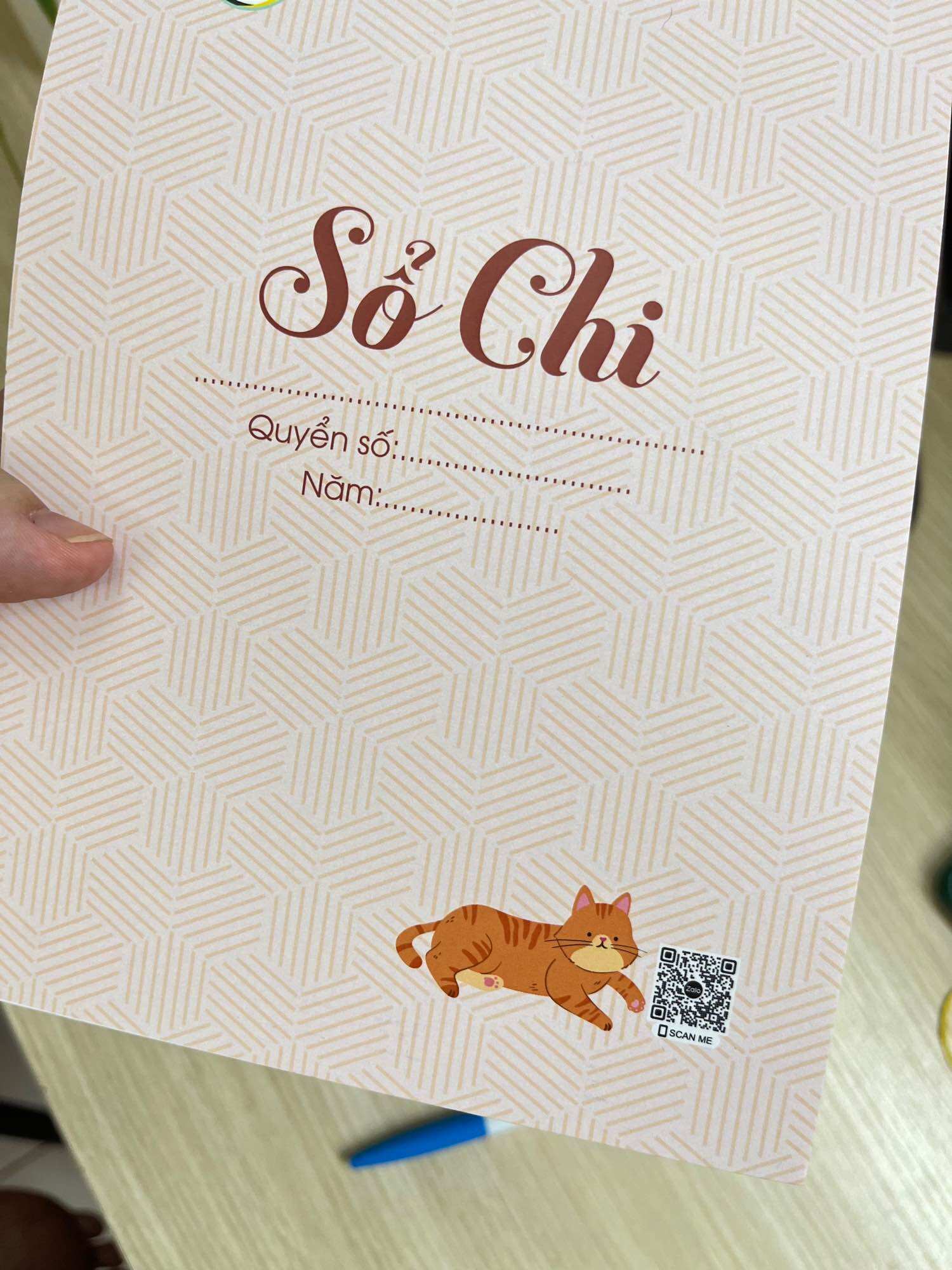 Sổ thu - sổ chi riêng lẻ khổ a5 / 70 tờ giấy dày