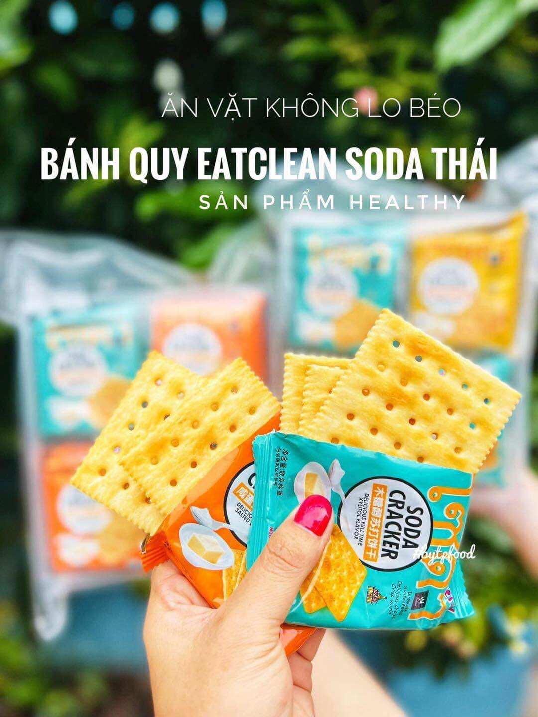 Bánh SODA CRACKER Thái Lan 50k/ gói 400gr