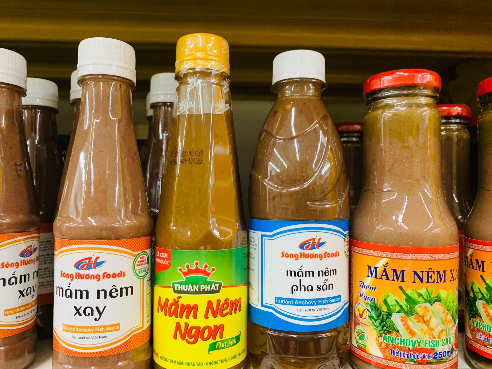 Mắm nêm đủ loại