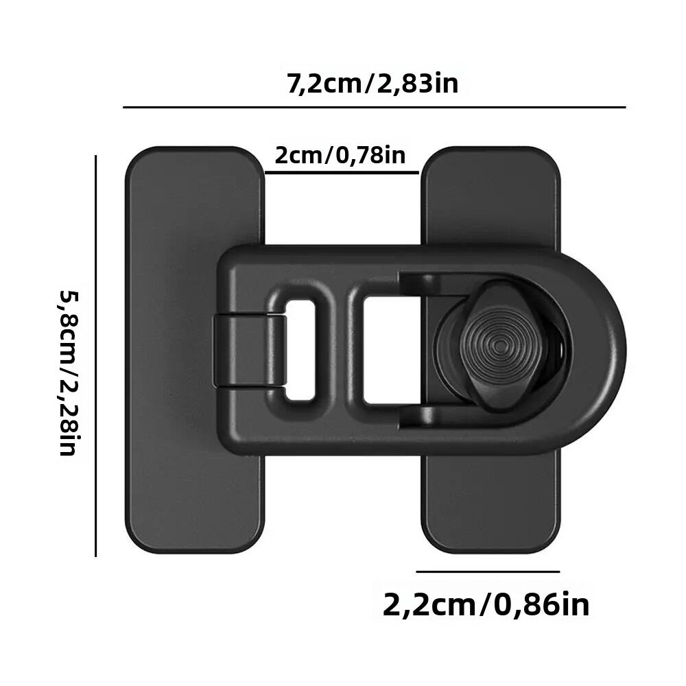 1 Chiếc Khóa An Toàn Cho Trẻ Tập Đi Cho Tủ Lạnh Tủ Lạnh Tủ Lò Nướng - Chốt Cửa Nhựa Cho Bé An Toàn Tại Nhà