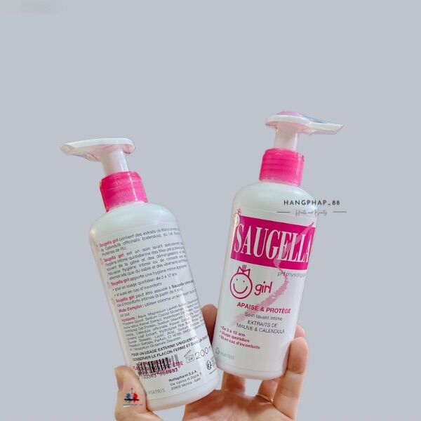 Dung Dịch vệ sinh bé gái từ 2 tuổi Saugella 200ml