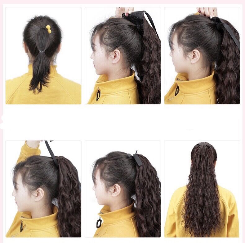 💋💋 Tóc Cột Sóng Xù Cá Tính Sỉ 35K