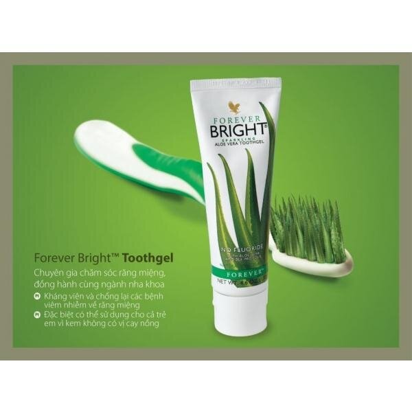 Kem đánh răng lô hội Forever Bright Toothgel