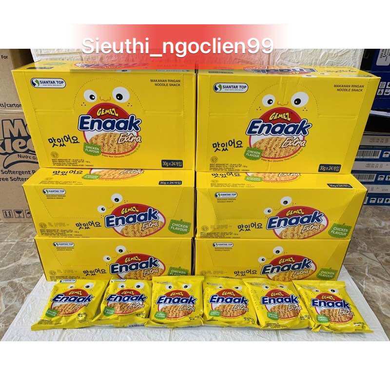Mì Ăn Liền Enaak Thùng 24 Gói x 30g