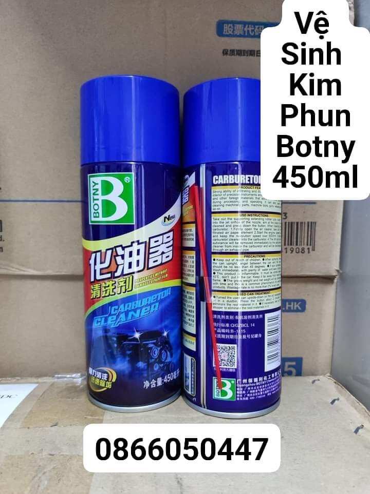 xịt vệ sinh bình xăng con, vệ sinh kim phun ,BOTNY 450ml