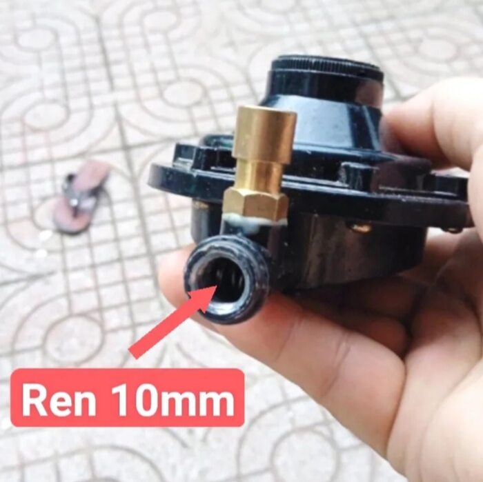 Thân van gas thay thế van gas bình mini chân ren 10mm