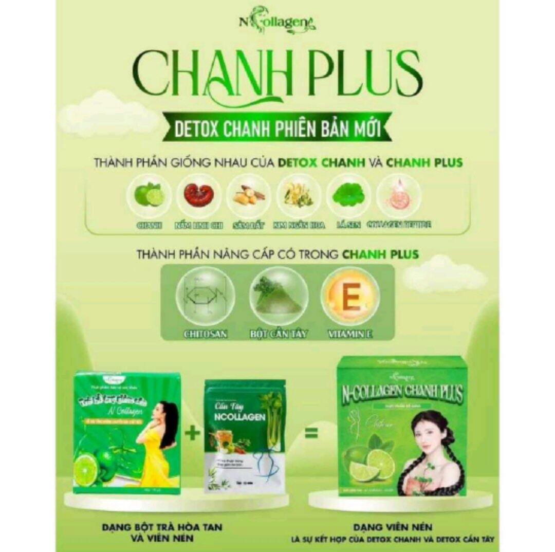 (CHÍNH HÃNG)DETOX  CHANH GIẢM CÂN NCOLLAGEN