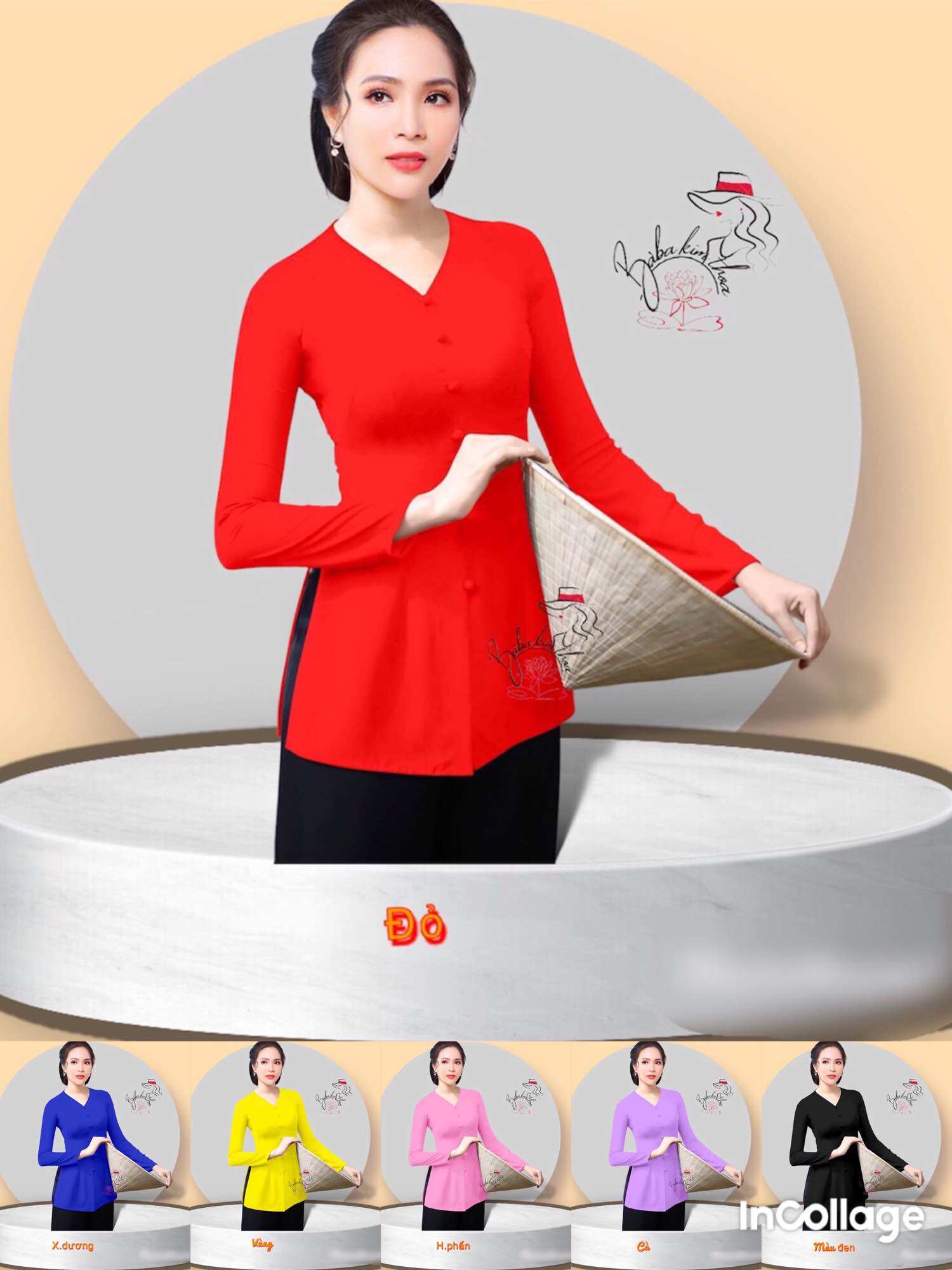 Áo bà ba trơnmặc vừa-áo không kèm quần