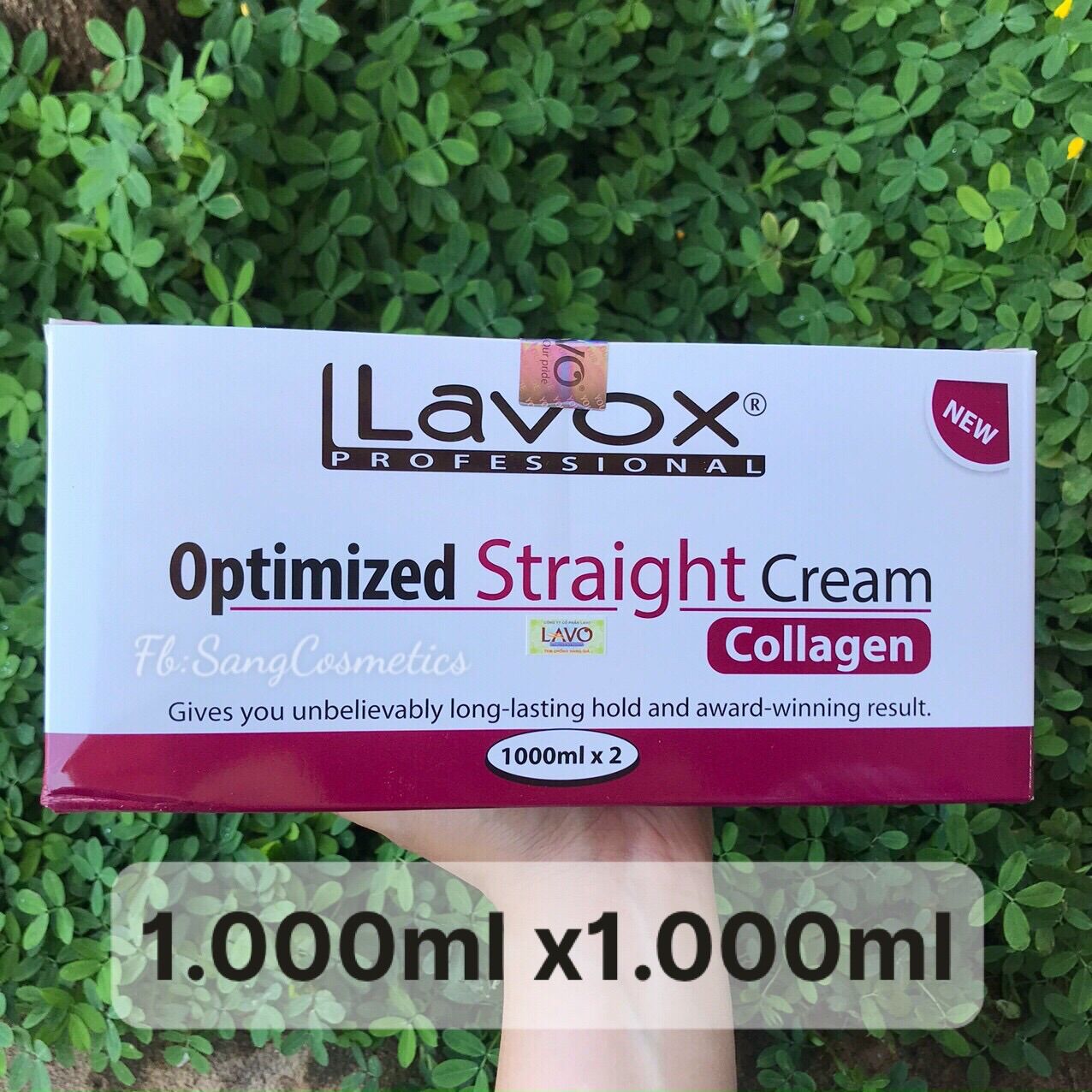 1000ml duỗi siêu nhanh siêu mạnh collagen lavox tím