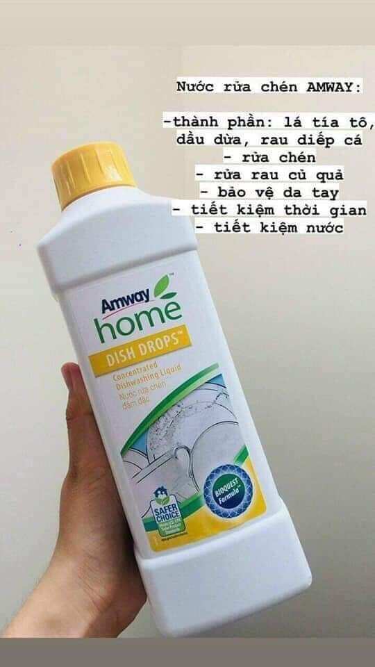 NƯỚC RỬA CHÉN AMWAY HOME SIÊU TIẾT KIỆM ĐA CÔNG DỤNG CHÂN ÁI CHO CÁC BÀ