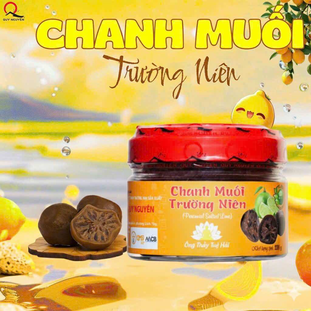 Chanh muối (LÂU NĂM) Quy Nguyên Tuệ Hải 220gram