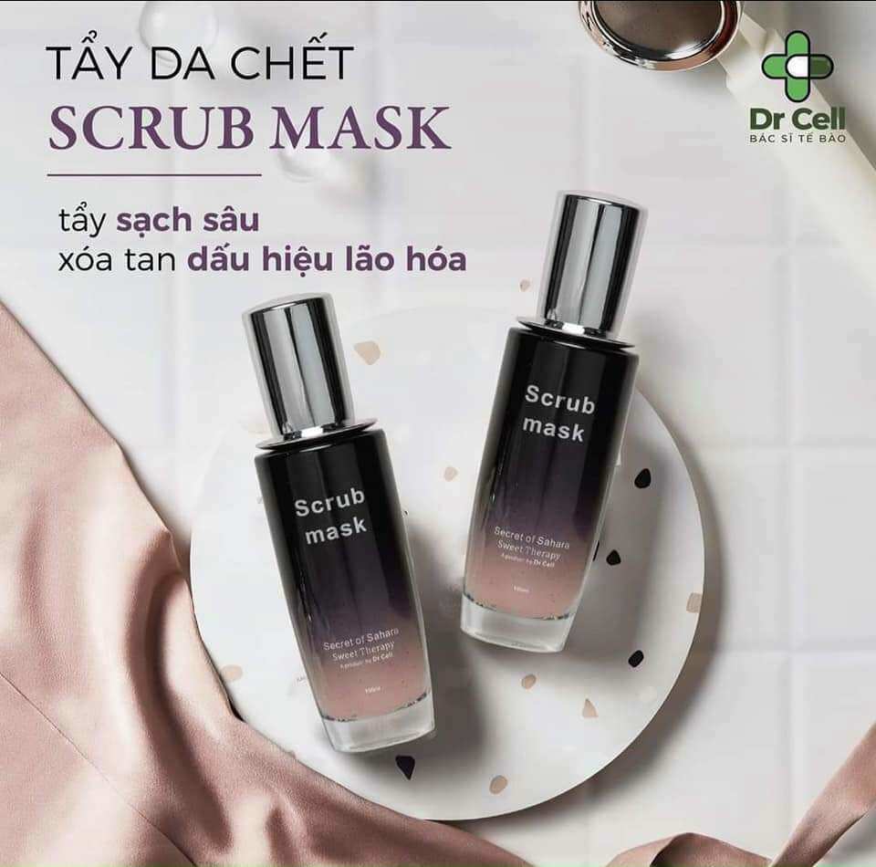 Tẩy da chết than tre scrub mask dr cell làm sạch sâu chai 100ml