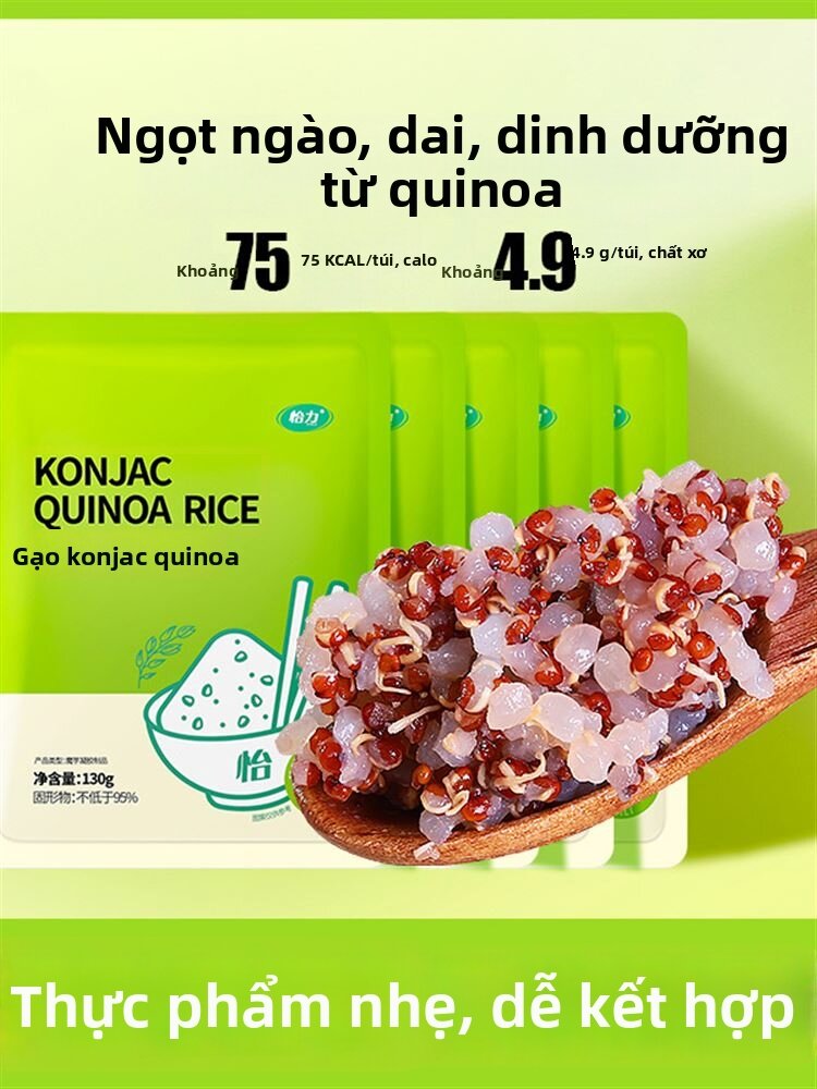 YUEHUARONG | Bữa Ăn Nhanh Không Chất Béo Từ Konjac, Quinoa, Dừa