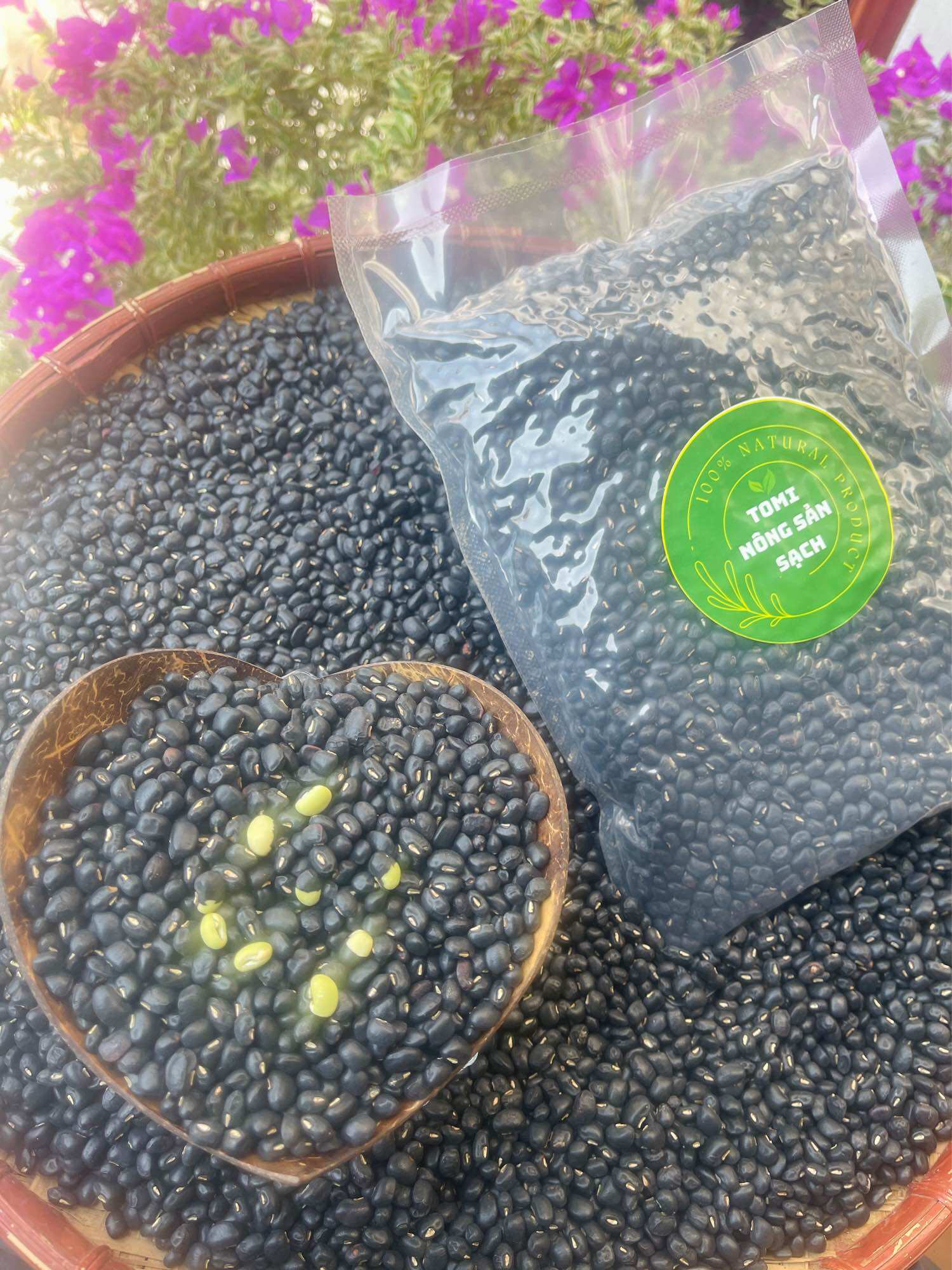 500G Đậu đen xanh lòng vườn miền tây