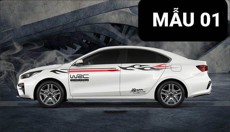 Tem dán xe kia Cerato k3 soluto elantra mazda32