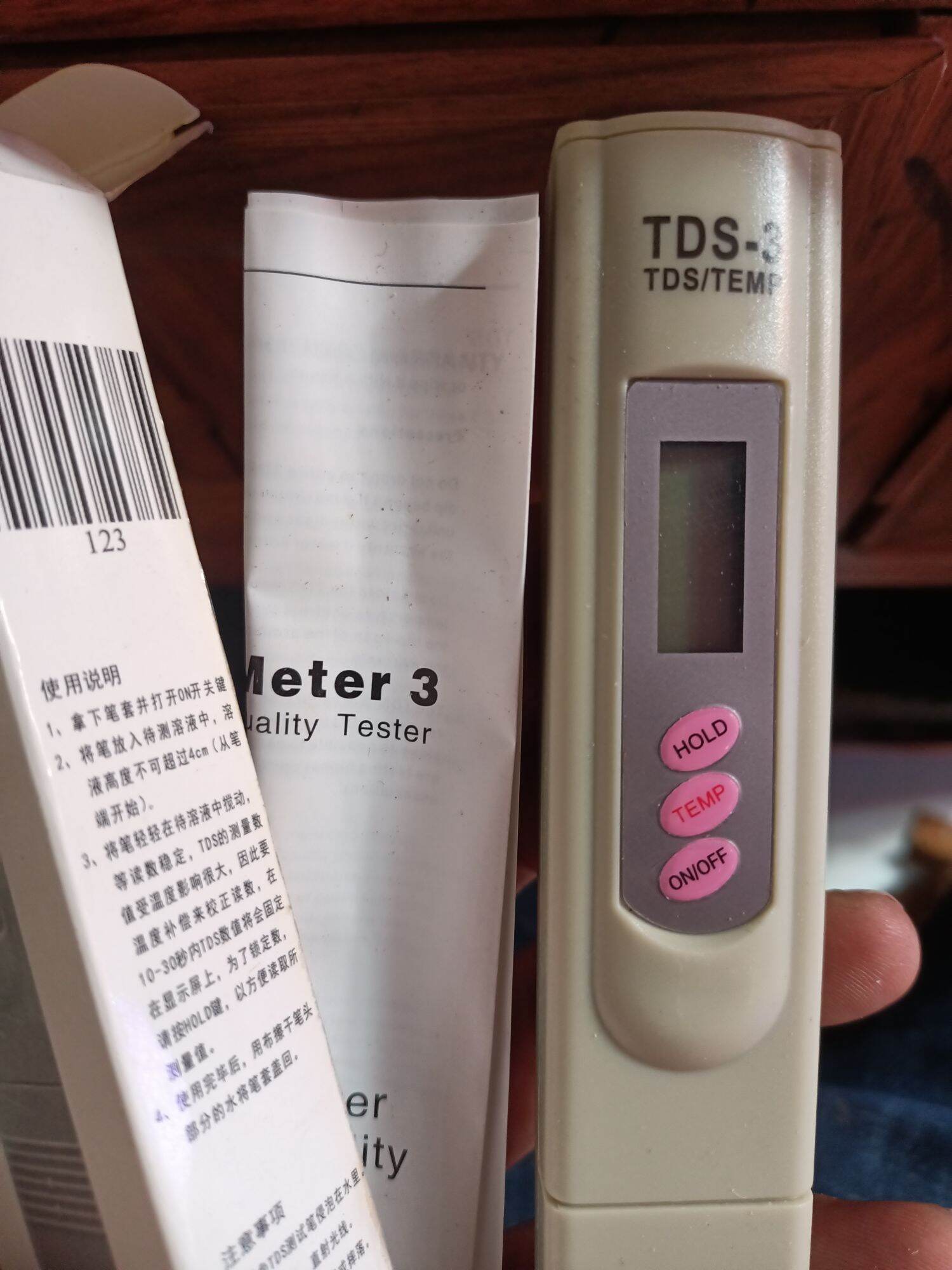 Bút Thử Nước Sạch , Bút Đo Độ Nước Sạch TDS 3