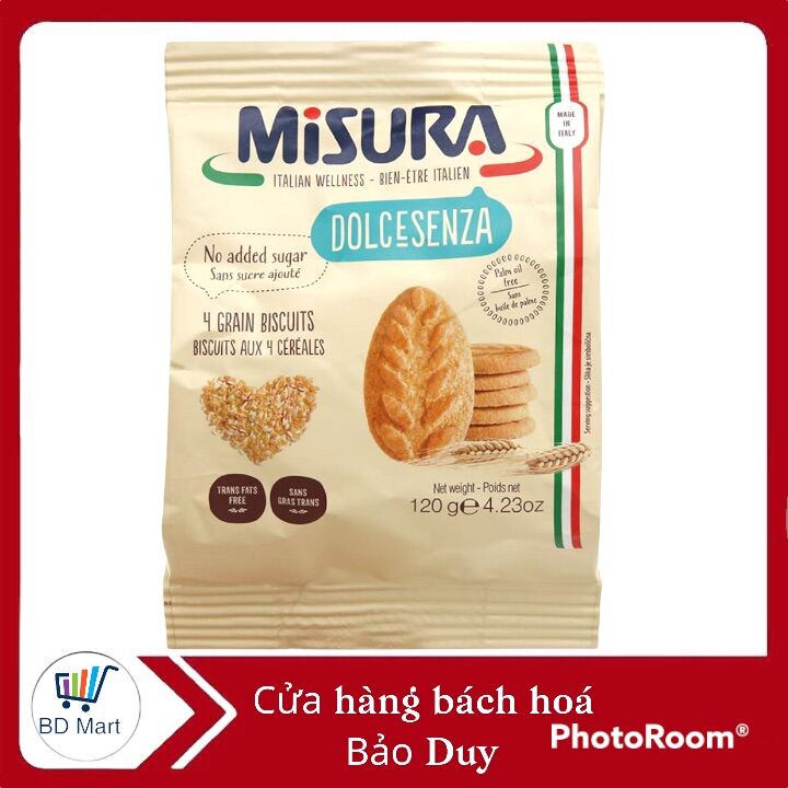 Bánh quy 4 loại ngũ cốc Misura gói 120g -45630