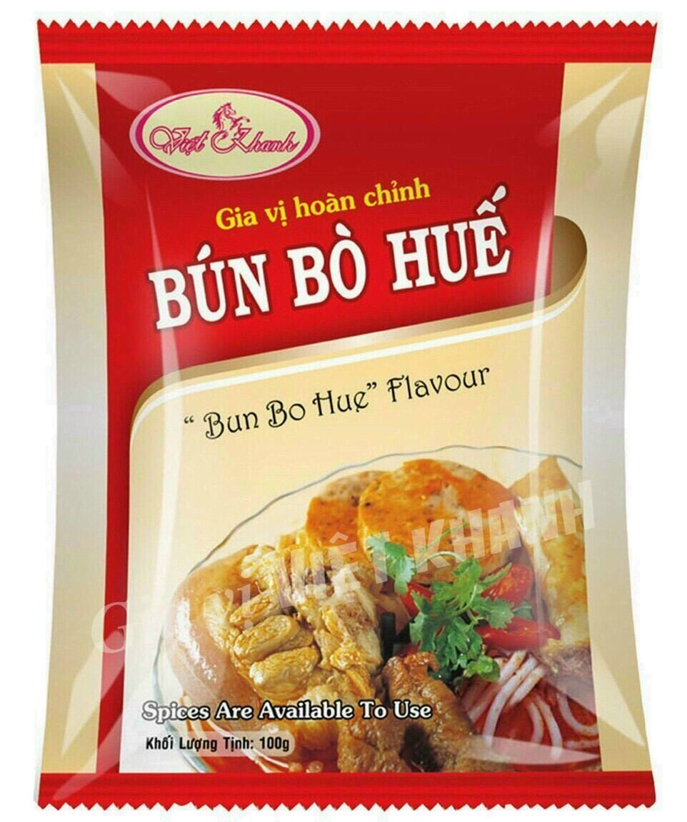Gia vị hoàn chỉnh bún bò huế việt khanh