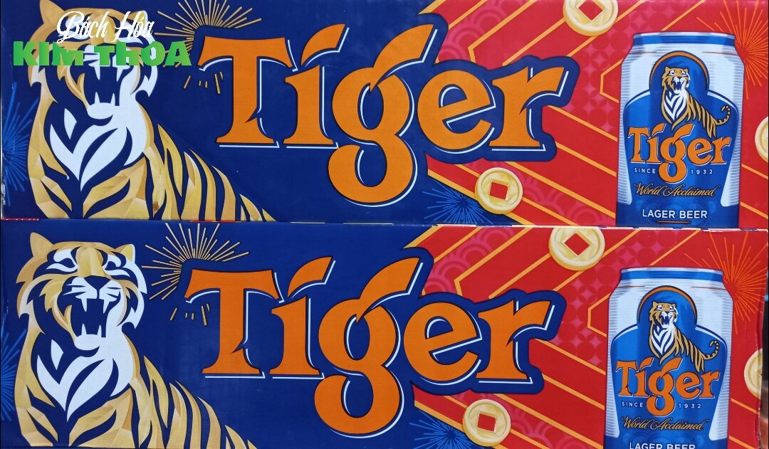 [ HCM ] THÙNG 24 LON BIA TIGER 330ml - Date mới
