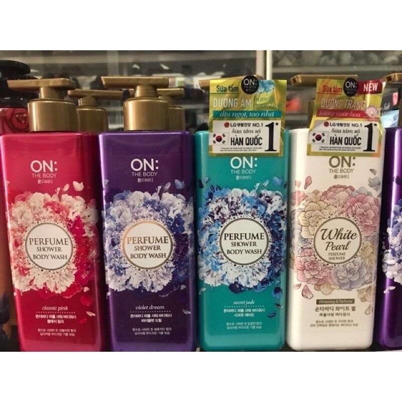 Sữa tắm hương nước hoa cao cấp on the body 500g