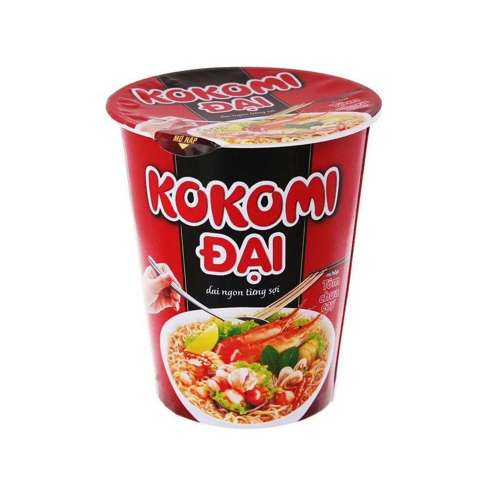 [HCM]Thùng 24 ly mì Kokomi Đại tôm chua cay 65g
