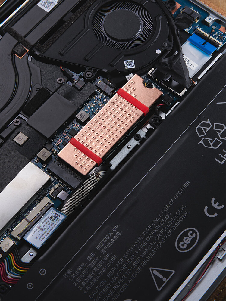FinalCool | Ice Copper High-Speed NVMe M.2 2280 Heat Sink Giá 77,000 Đồng*Miễn phí vận chuyển