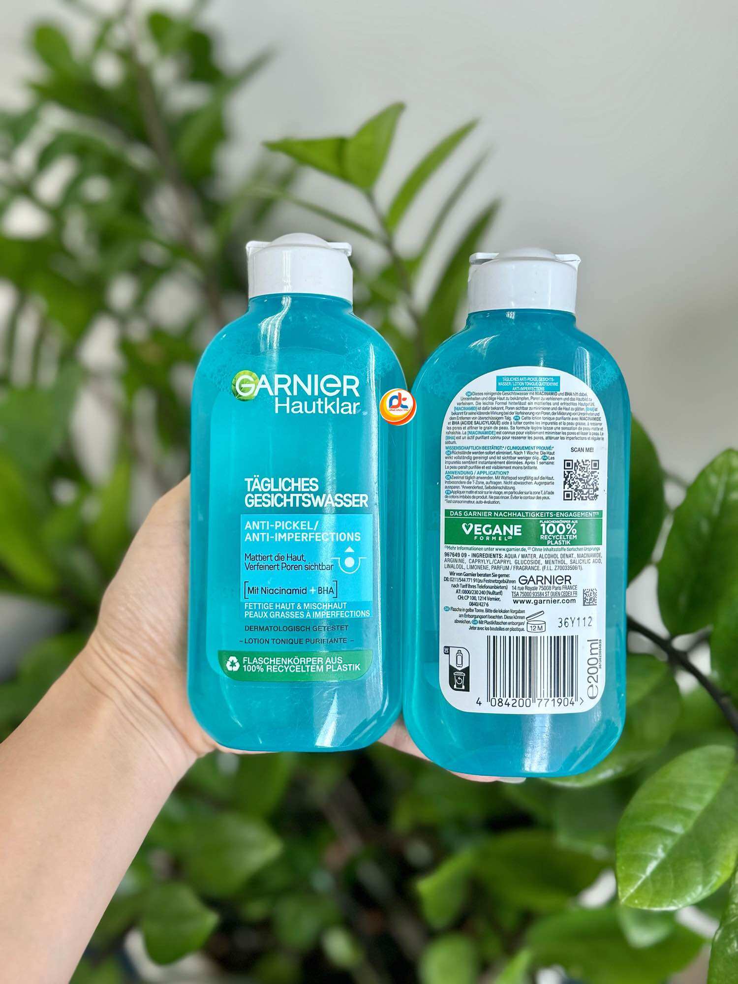 Nước hoa hồng garnier hautklar