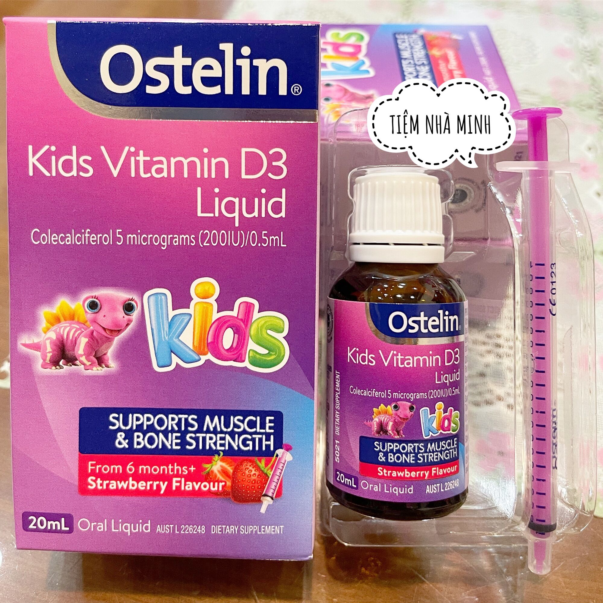 Vitamin d3 ostelin cho trẻ từ 6 tháng tuổi 20ml