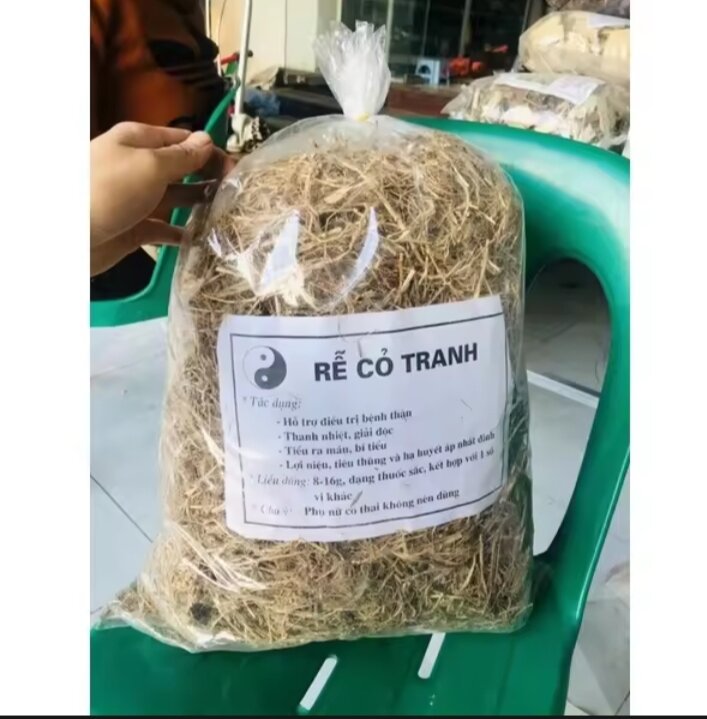 1kg rễ cỏ tranh hàng sạch đẹp vụ mới