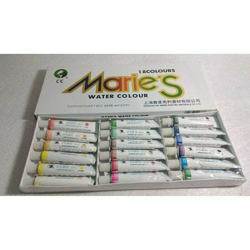 Màu nước maries 12/18/24/36 màu