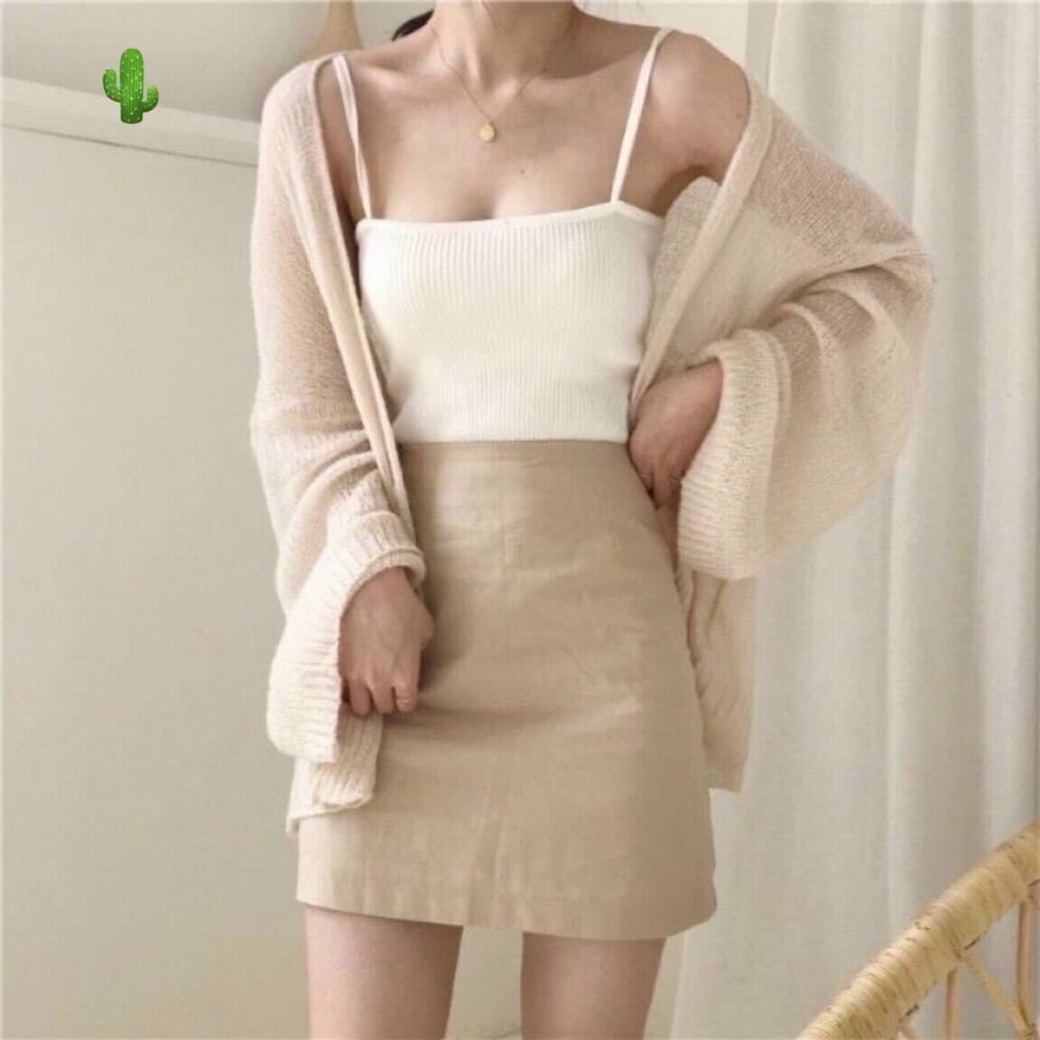 Áo khoác len gân vải tốt